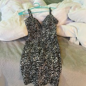 cheeta print dress